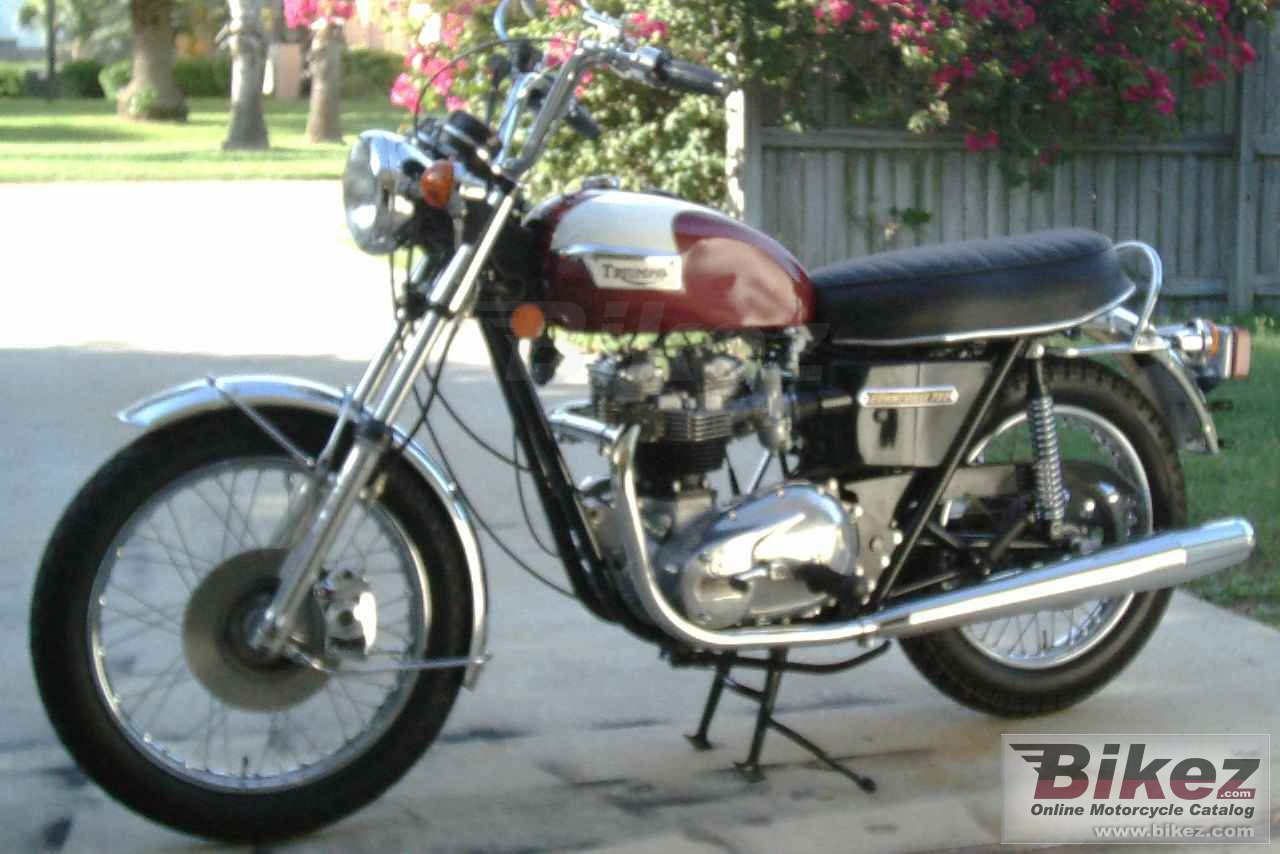 Big Jim Loeffler t 140 v bonneville picture and wallpaper from Bikez.com